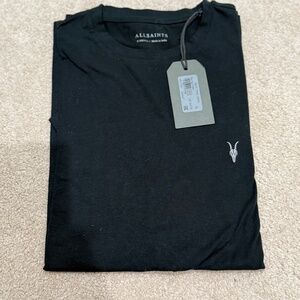 All Saints Racing Tonic Crew Tee - Racing Green - XS - New with Tags
